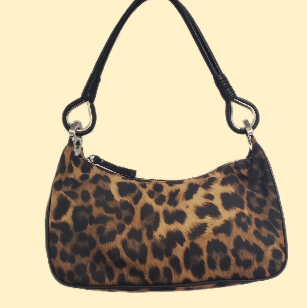 Ninewest Cheetah Print Shoulder Purse